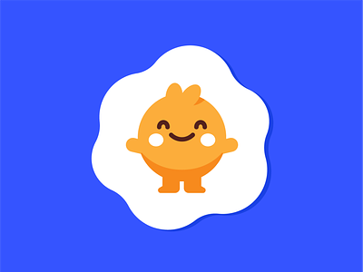 Happy Egg Cute Mascot
