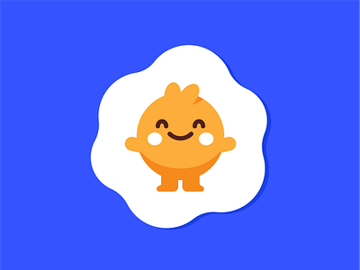 Happy Egg Cute Mascot cartoon character children creative cute egg emoji emoticon flat food funny graphic design happy illustration kids logo mascot minimal sweet vector