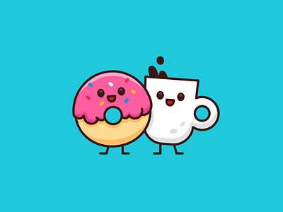 Breakfast! Donut & Coffee