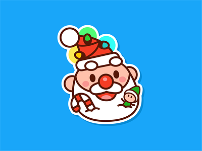 Indie App Stickers app art candy cartoon character christmas cute elf flat funny graphic design icon illustration mascot outline product design santa claus silly sticker stickers