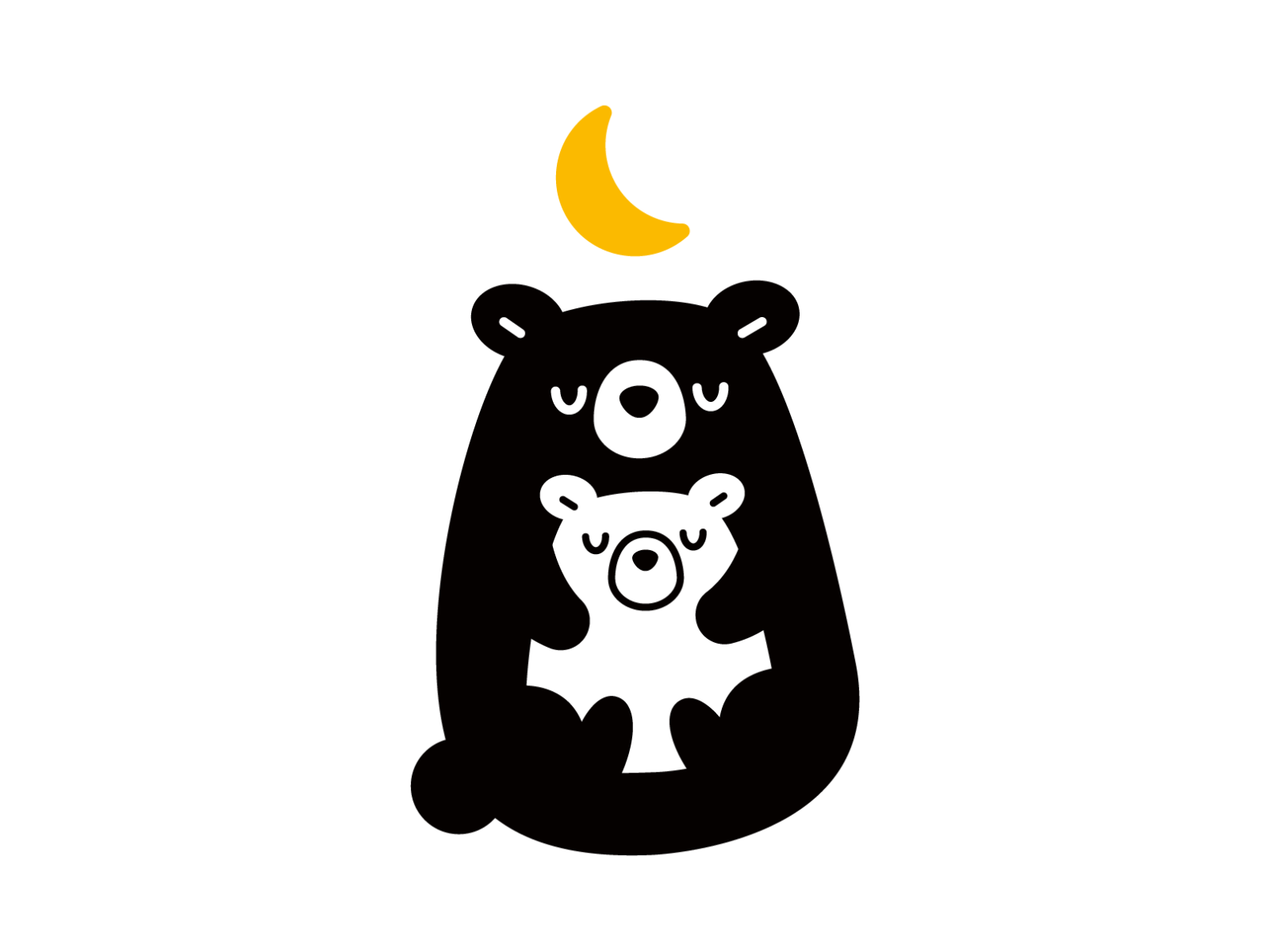 Sleeping Bears Logo Design by Manu on Dribbble