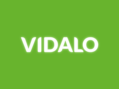 Logo for Vidalo.it brand business flat logo mark platform service simple web website