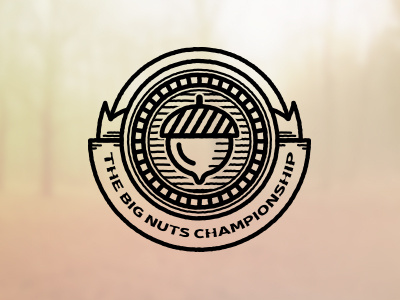 Big Nuts badge classic label logo logo badge nuts old school outline retro roughen simple vintage
