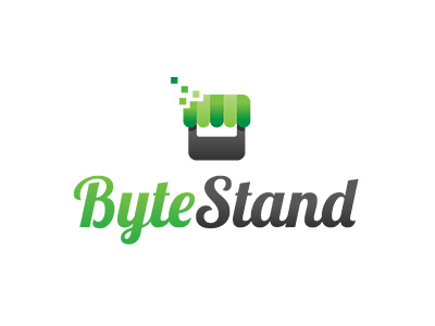 Byte Stand brand byte green logo shopify stand store web web store