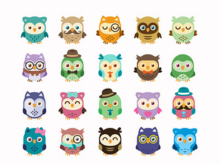 Owls Mascot by Manu on Dribbble