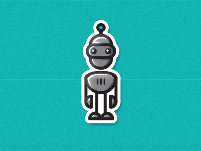 Smart Android android cartoon cute logo mascot metal robot smart sticker tech vector robot web