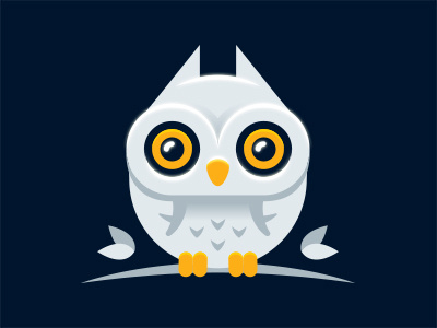 Artic Wise Owl Logo animal bird business cute flat icon logo mascot owl sweet toy wise
