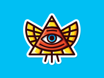 Horus divinity egypt eye eye of providence god gold icon logo magic mark masonry pyramid