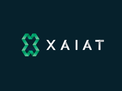 Xaiat logo concept business creative letter font lettering logo minimal modern monogram symbol typographic web