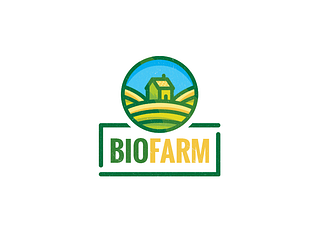 Biofarm logo badge by Manu on Dribbble