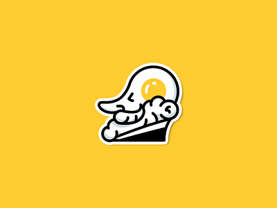 Egghead logo design brain branding cartoon character creative design egg elegant flat funny head icon illustration logo mascot mustache outline smart sticker vector