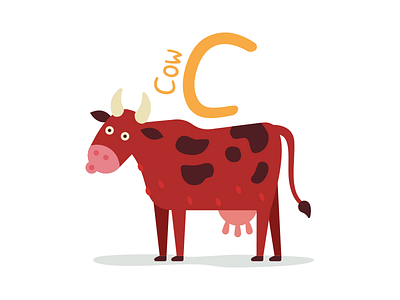 Animal Alphabet - Cow