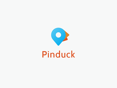 Pinduck logo design