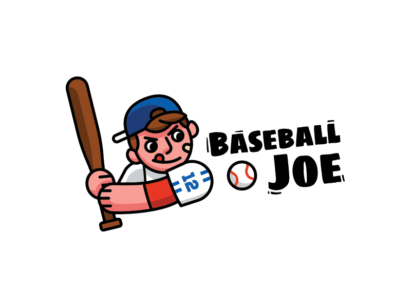Baseball Joe android app game background baseball cartoon character flat gif illustration sport sprites vector