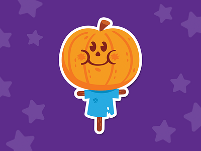 "Scary" Pumpkin Scarecrow