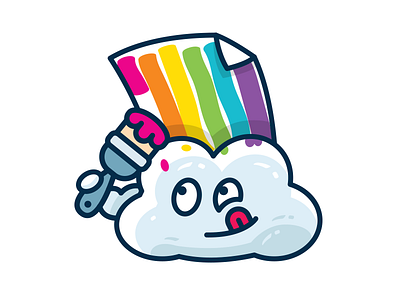 Fake Rainbow - Funny Meteo Character Icon