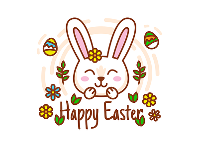 Happy Easter Bunny by Manu on Dribbble