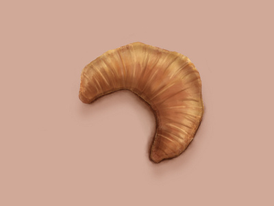 Croissant croissant design food illustration procreate