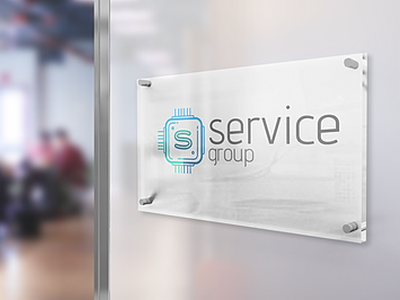 Service Group Logo Design concept figma it logo design repair service