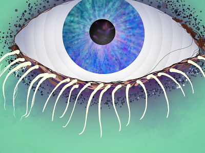 Eye colors eye illustration vivid