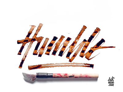 Humble caligrafia calligraffiti calligraphy calligritype graffiti handmadefont ink lettering luthis pen ruling pen walnut ink
