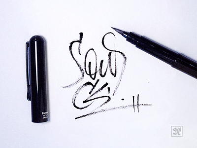 Source brush brushpen calligraphy instagram letter lettering type typography