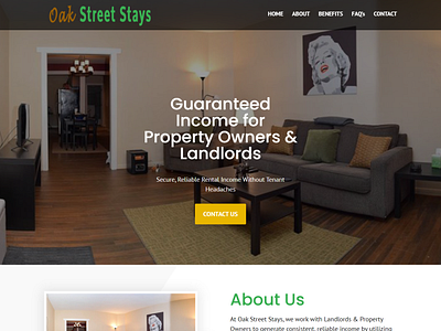 Real Estate Website Design - Landing Page