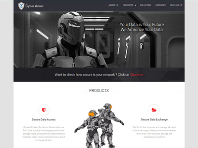 Cyber Security Technologies Website Design