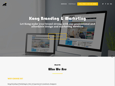 Branding and Marketing Agency Website Design