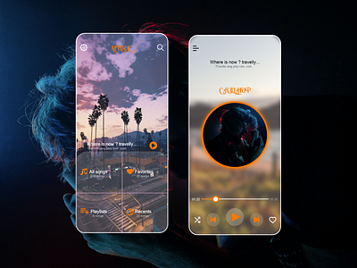 Play music app - ui design