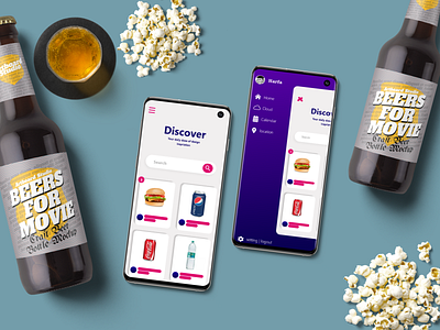 Restaurant menu concept - ui design adobexd app design food app mobile ui restaurant app restaurant menu design typography ux uxuidesign xd design