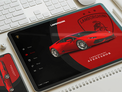 Lamborghini - ux ui design