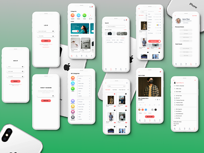 E-commerce app full pages - ux ui design