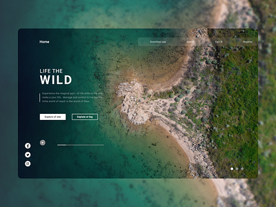 Travel web design - ux ui. design