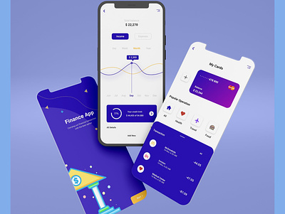 Financial app ui design adobe figma financial app information architect ios mobile app product design ui uxui