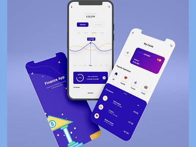 Financial app ui design