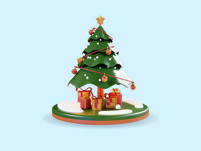 Christmas tree 3d 3dchristmastree 3dtree canva design design art digitalart graphic design merrychristmas