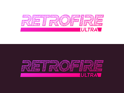 Retrofire Brand: Shoot Em Up! app gradients graphic design ios logo retro