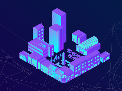 Isometric Town Centre
