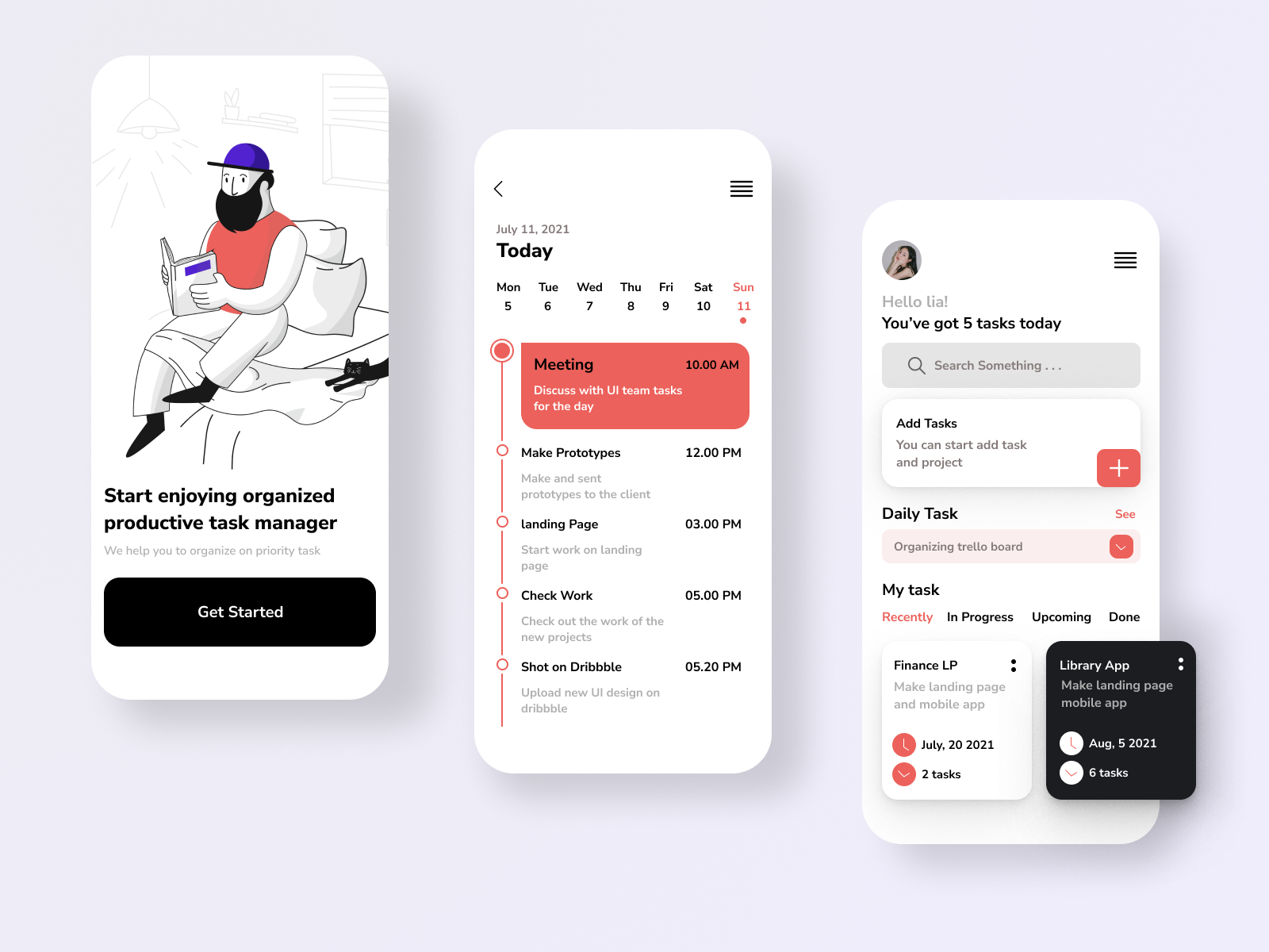 Daily Task Mobile App By Salsabila On Dribbble