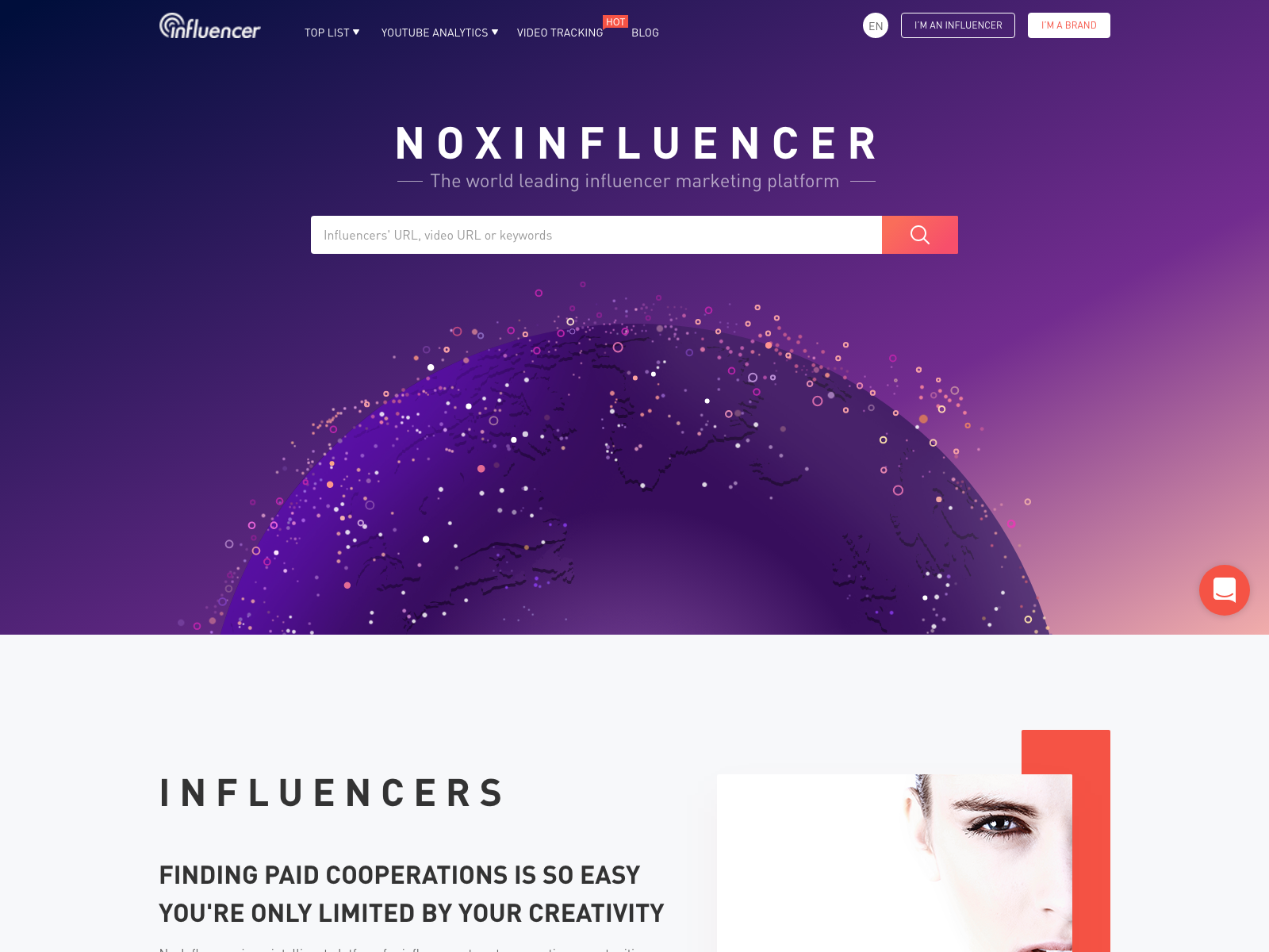 Noxinfluencer Web Design By Jiaonana On Dribbble