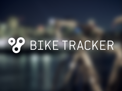 Bike Tracker Logo bike design gps logo tracker