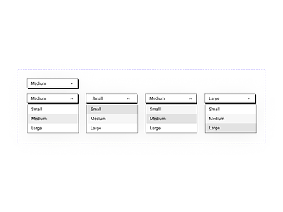 Dropdown Menu design