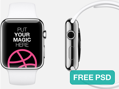 Apple Watch Free Template apple download mockup psd template watch