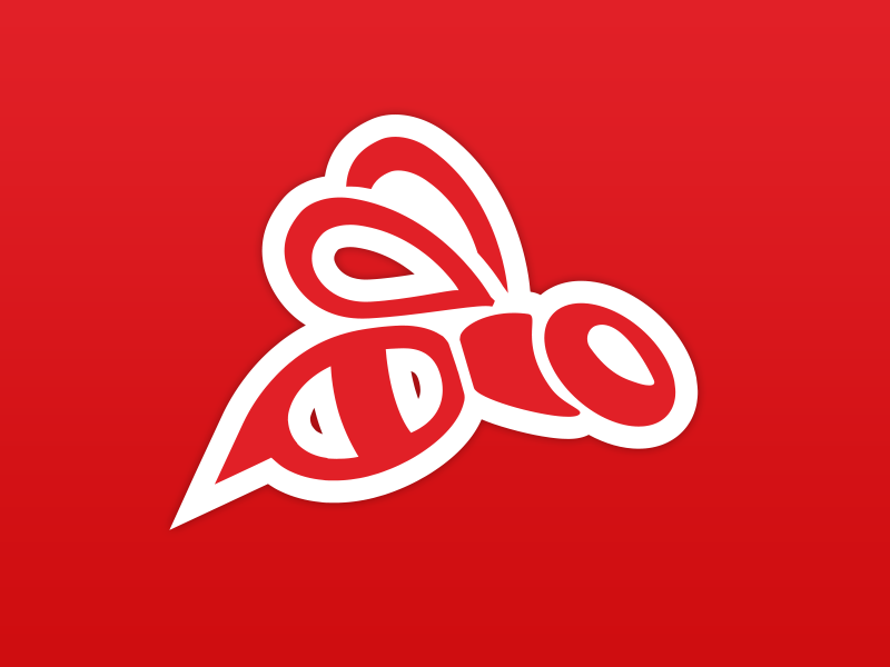 Redbee Logo design redbee logo