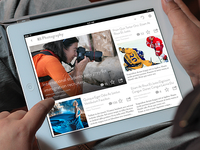iPad RSS Reader - UI Concepts