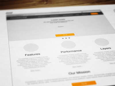 New Client's Website design juank85 responsive ux web wireframe