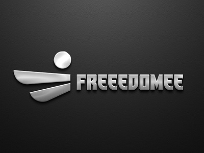 Freedom Logo (FREEEDOMEE) 3d brand identity branding freedom graphic design logo logo and barinding