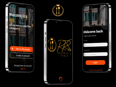 #1 Restaurant Reservation App Design app branding design logo typography ui ux