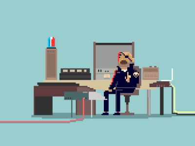 Wrong Cops animation fanart illustration kalininbrat mikkalinin movie mr.oizo pixelart wrongcops